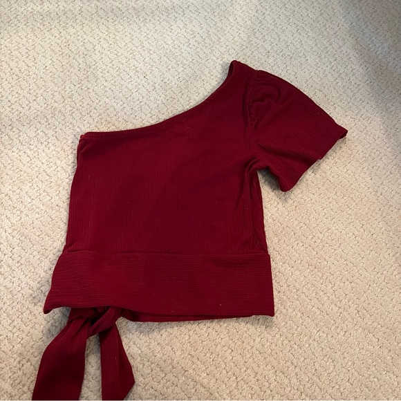 Nordstrom Rack Cropped One Shoulder Top Size XS - Picture 4 of 4